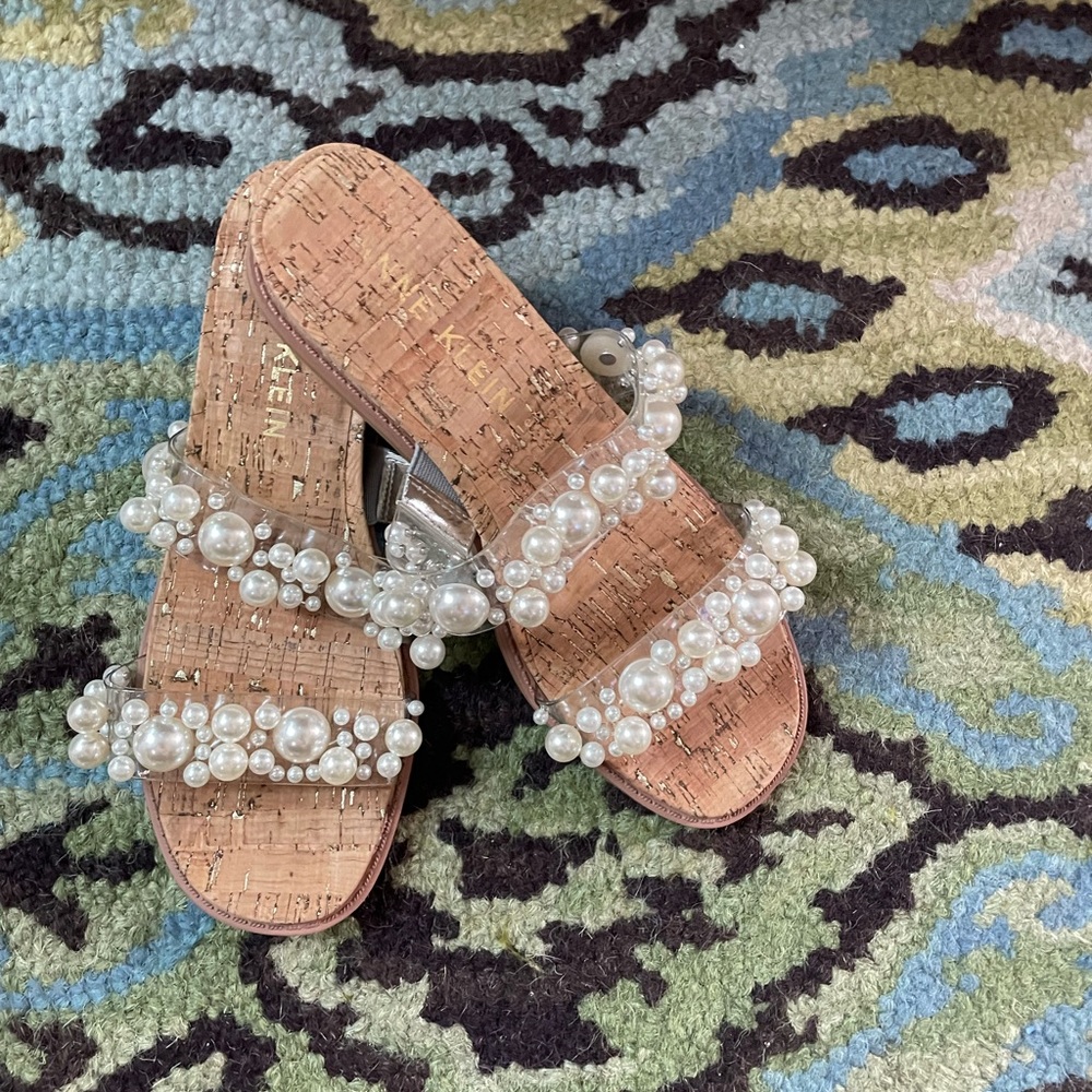 Ann Klein pearly girl sandals